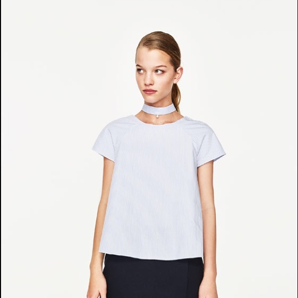 Zara Tops - Zara Pearl Choker Top sz M